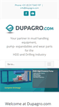 Mobile Screenshot of dupagro.com